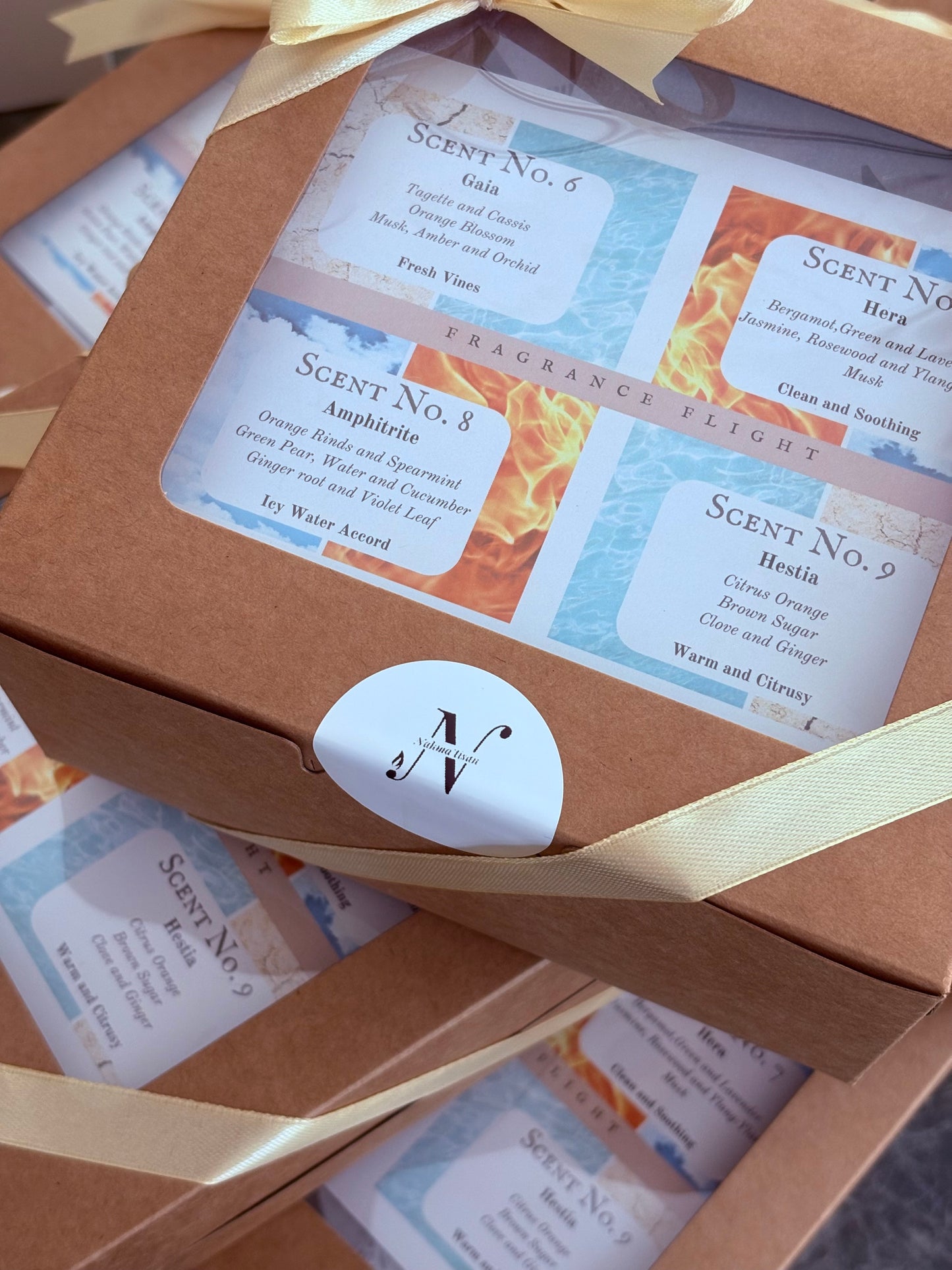 Fragrance Flight - Goddess of Natural Elements